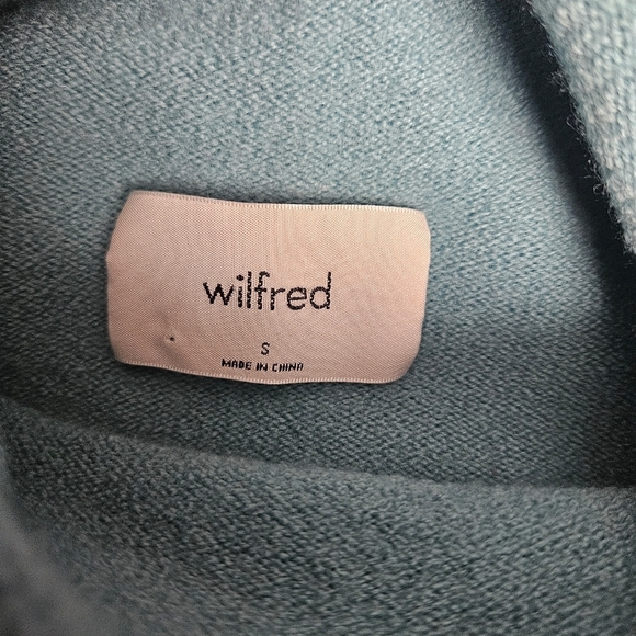Wilfred Aqua Green Cyprie Pullover Sweater Size S - Picture 4 of 7
